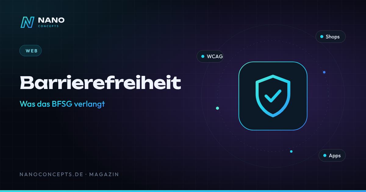 Beitragsbild: Barrierefreiheit nach BFSG: Was für Websites, Shops und Apps gilt