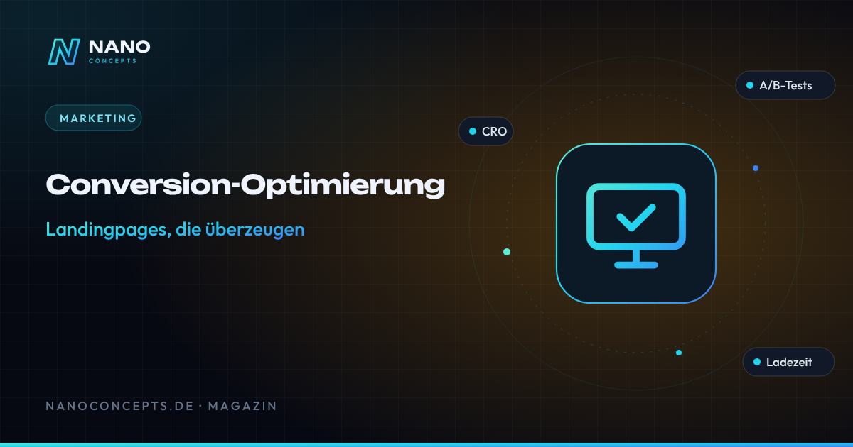 Beitragsbild: Conversion-Optimierung für Landingpages: testen statt raten