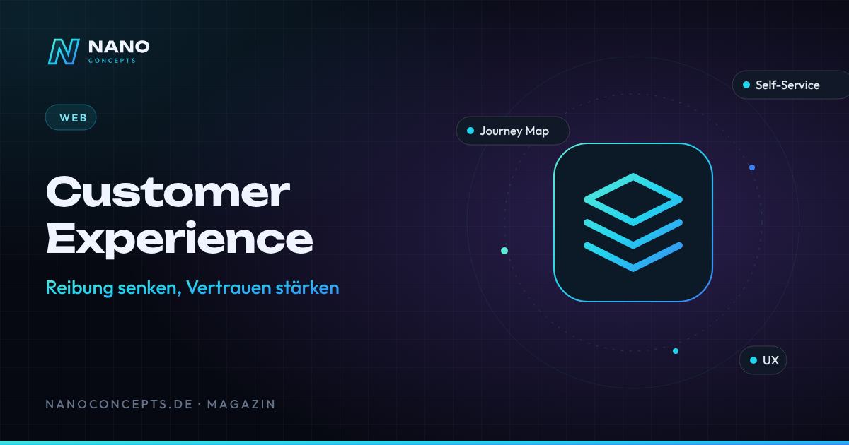 Beitragsbild: Customer Experience und User Journey: weniger Reibung, mehr Vertrauen