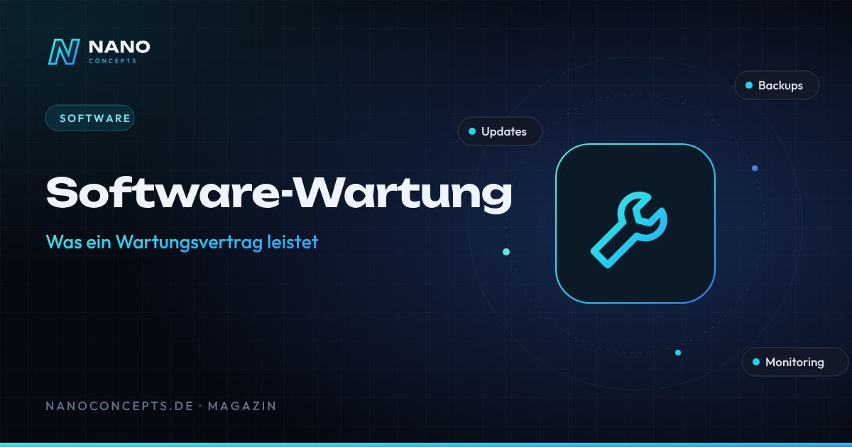 Beitragsbild: Software-Wartung: Was ein Wartungsvertrag leisten sollte