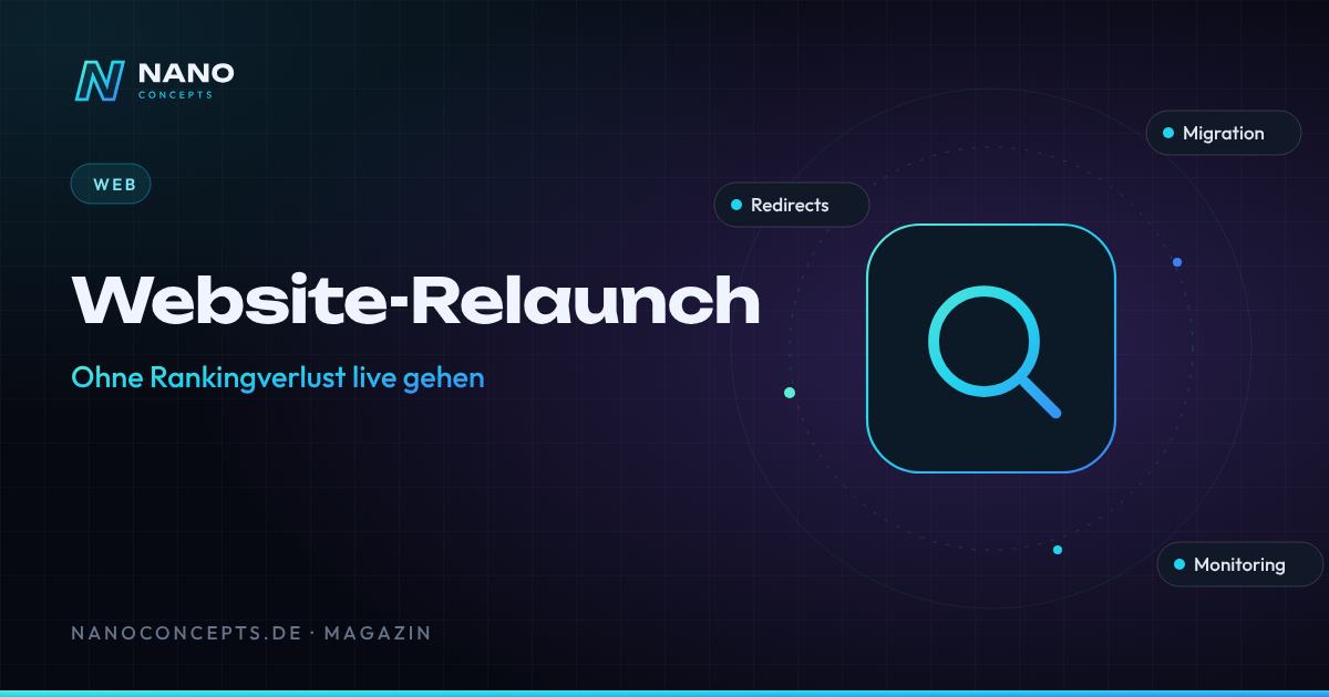 Beitragsbild: Website-Relaunch ohne Rankingverlust: Der Leitfaden