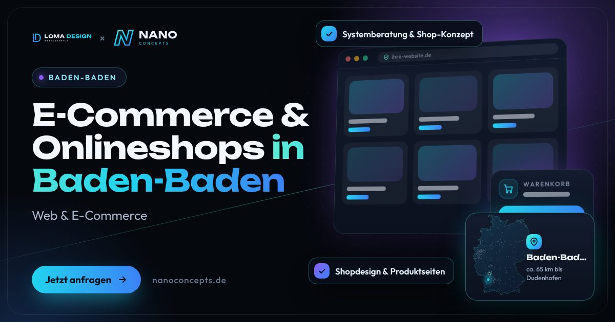 E-Commerce & Onlineshops in Baden-Baden