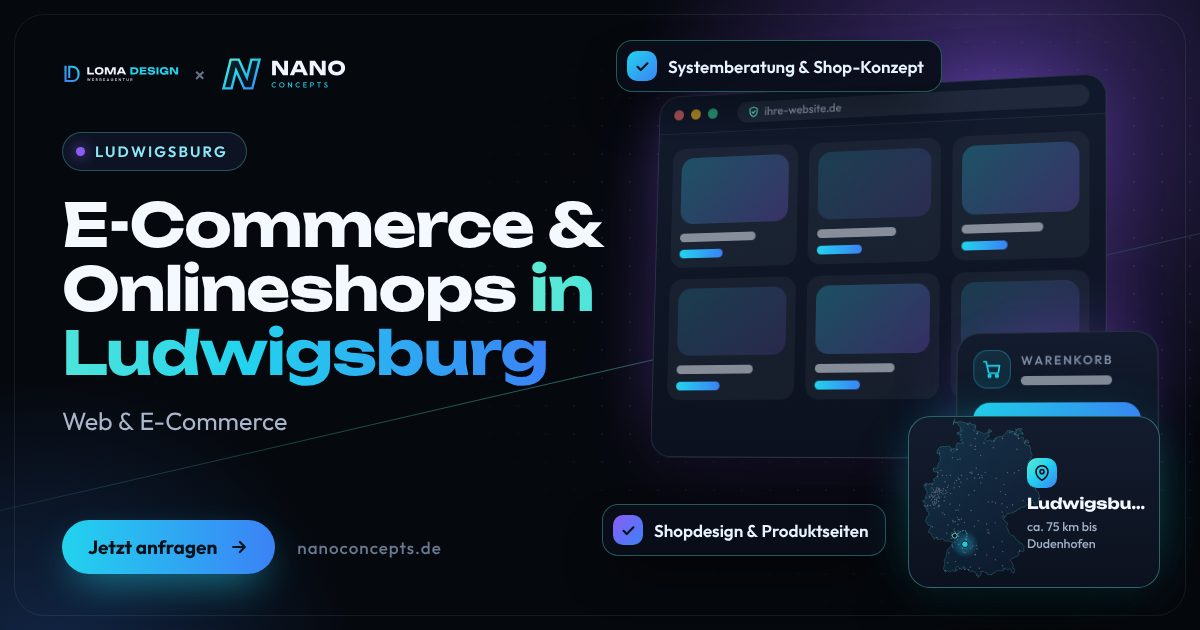 E-Commerce & Onlineshops in Ludwigsburg