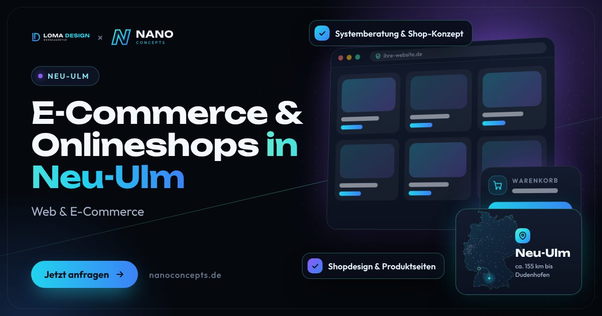 E-Commerce & Onlineshops in Neu-Ulm