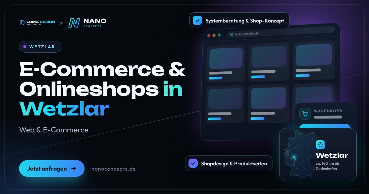 E-Commerce & Onlineshops in Wetzlar