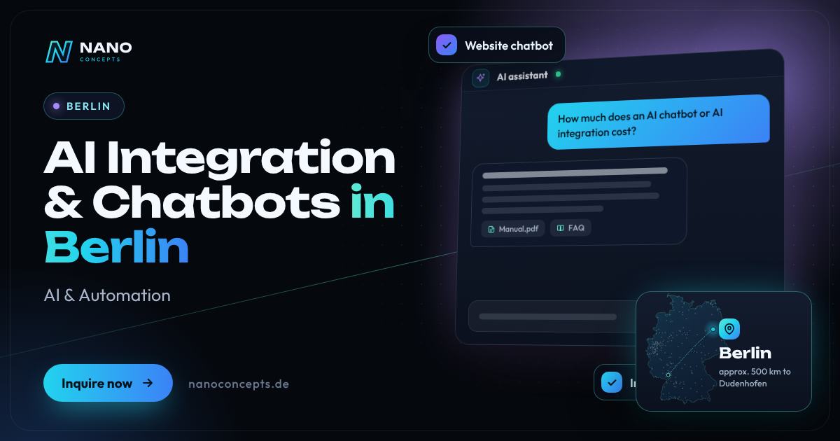 AI Integration & Chatbots in Berlin