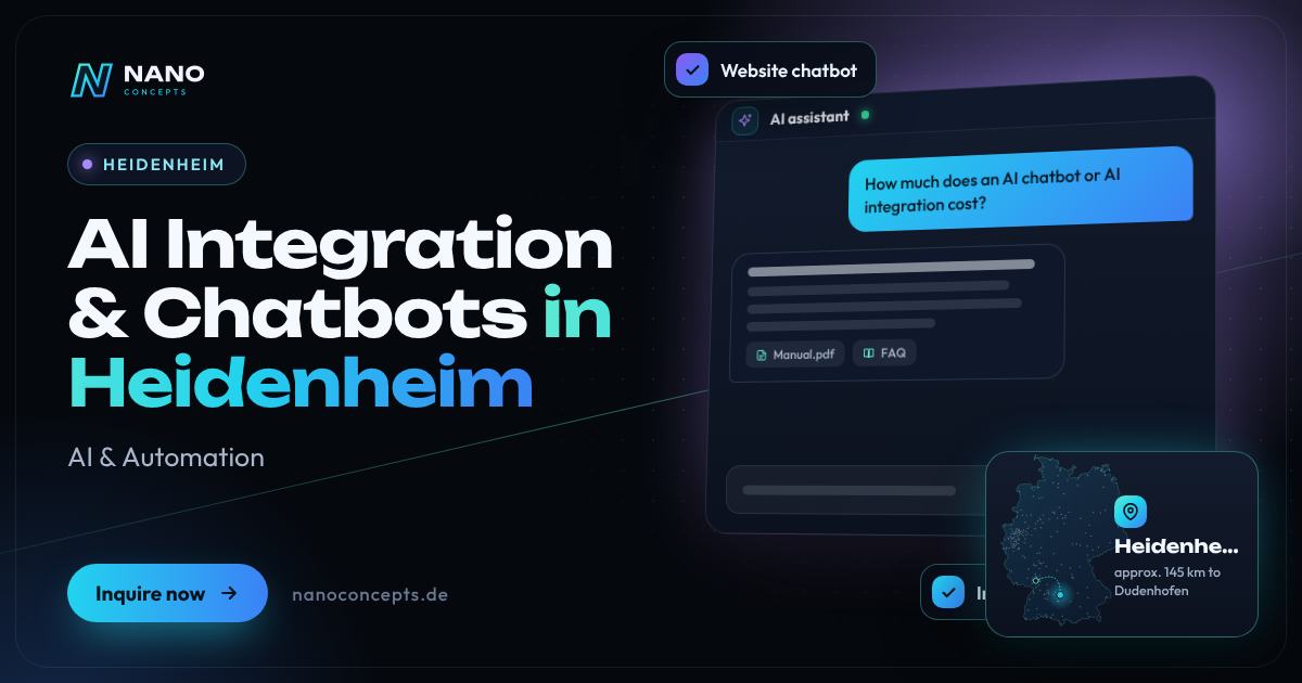 AI Integration & Chatbots in Heidenheim an der Brenz