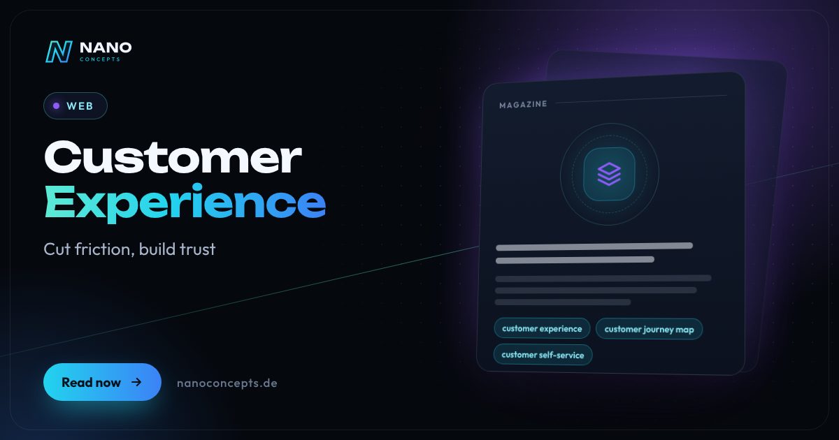 Featured image: Customer Experience and User Journey: Less Friction, More Trust