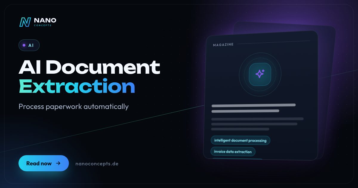 Featured image: AI Document Extraction: Process Invoices and Paperwork Automatically