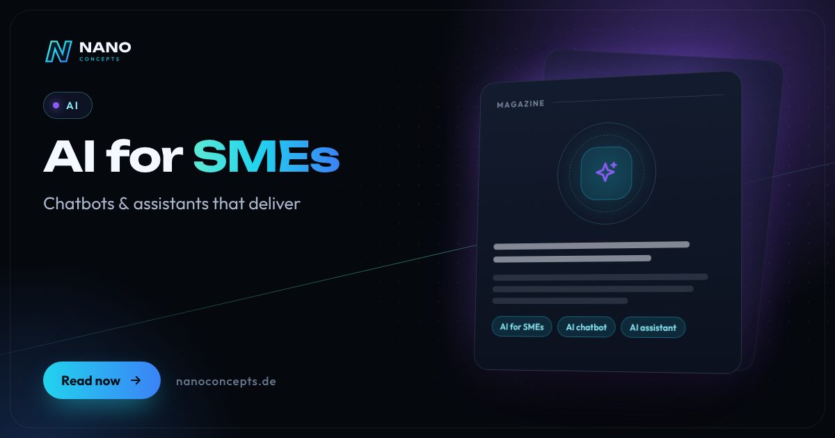 Featured image: AI for SMEs: Where Chatbots and Assistants Really Help