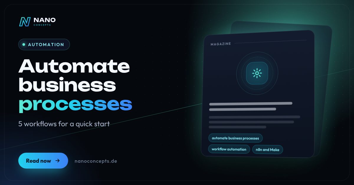 Featured image: Automating Business Processes: 5 Workflows to Start With
