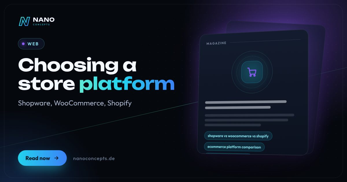 Featured image: Shopware, WooCommerce or Shopify? How to Choose the Right Store Platform