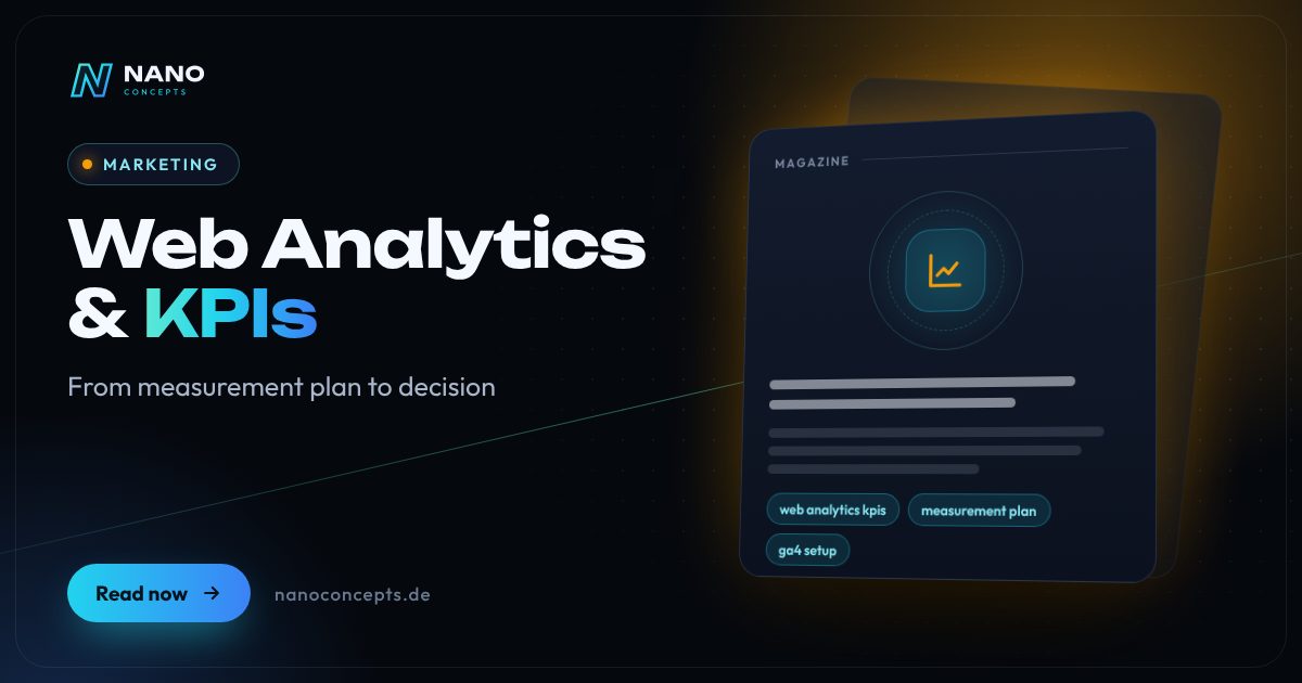 Featured image: Web Analytics and KPIs: From Measurement Plan to Decision