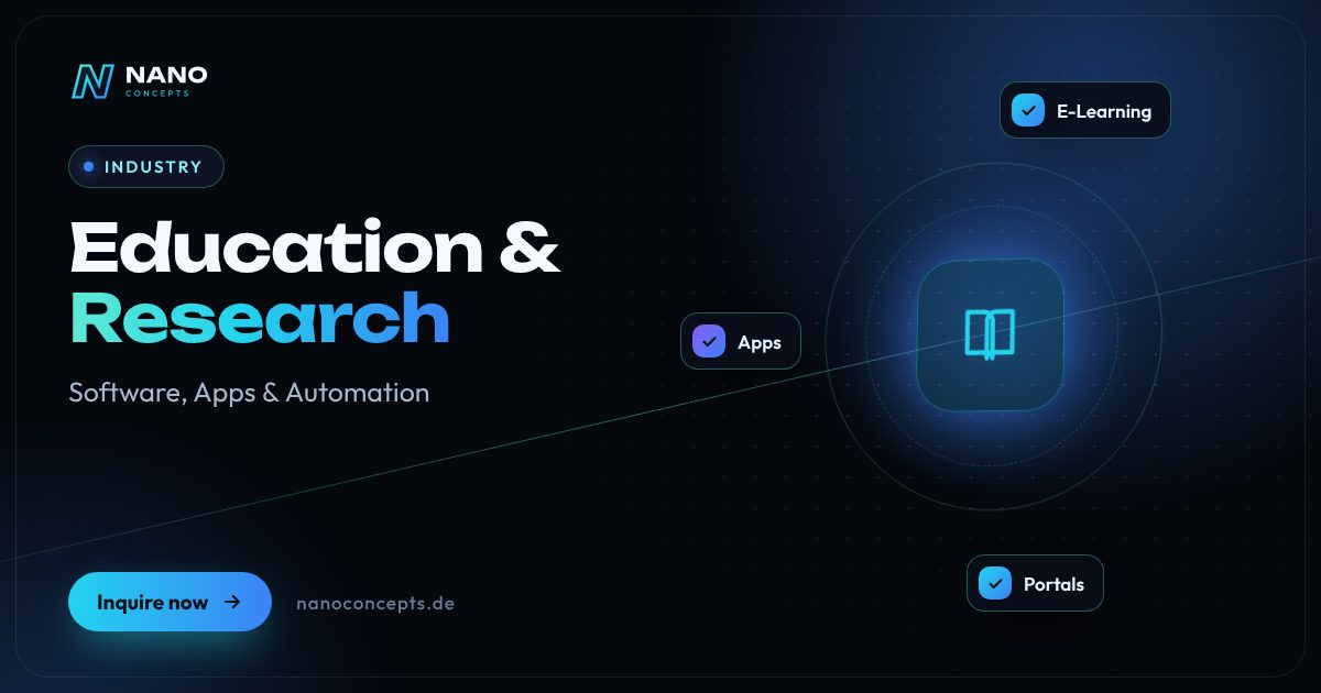 Featured image: Education & Research