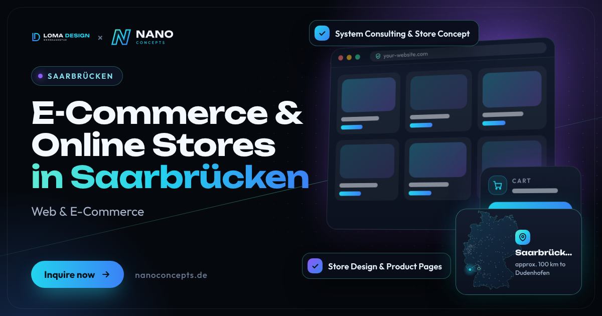 E-Commerce & Online Stores in Saarbrücken