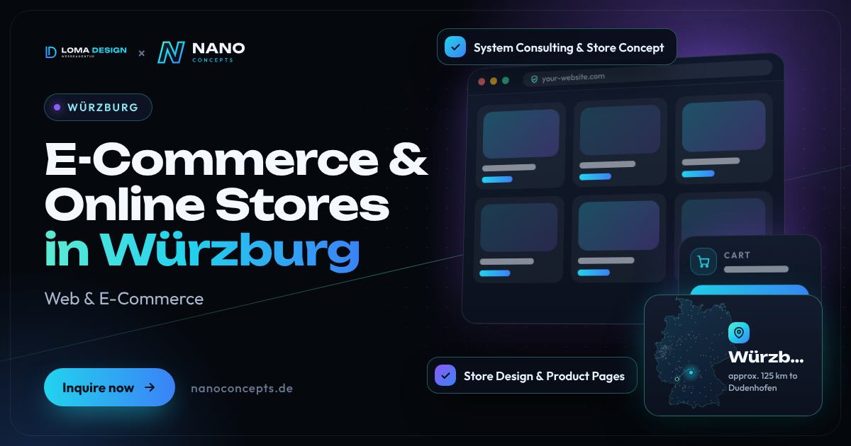 E-Commerce & Online Stores in Würzburg