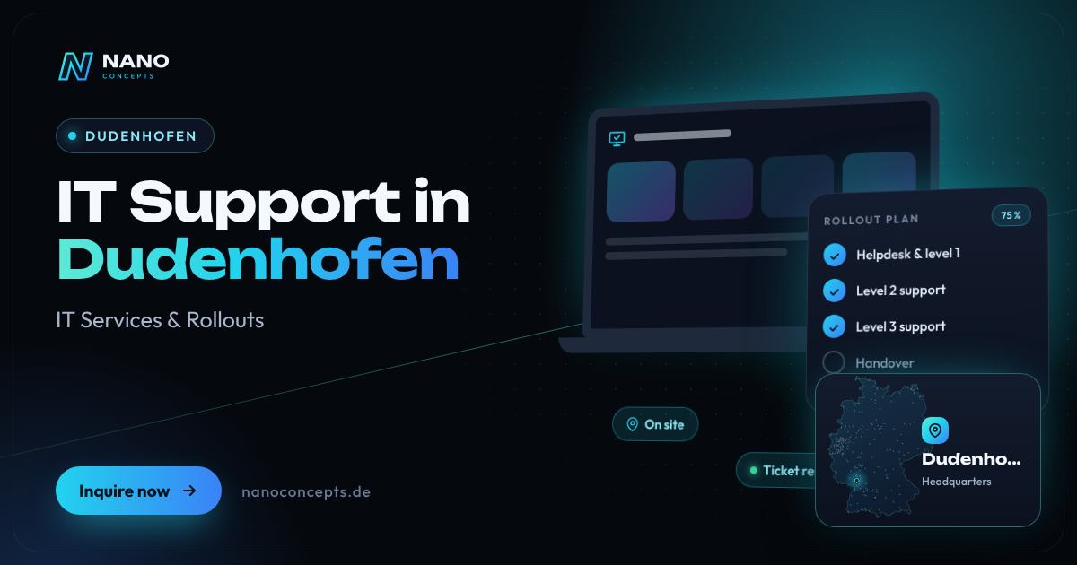 IT Support in Dudenhofen
