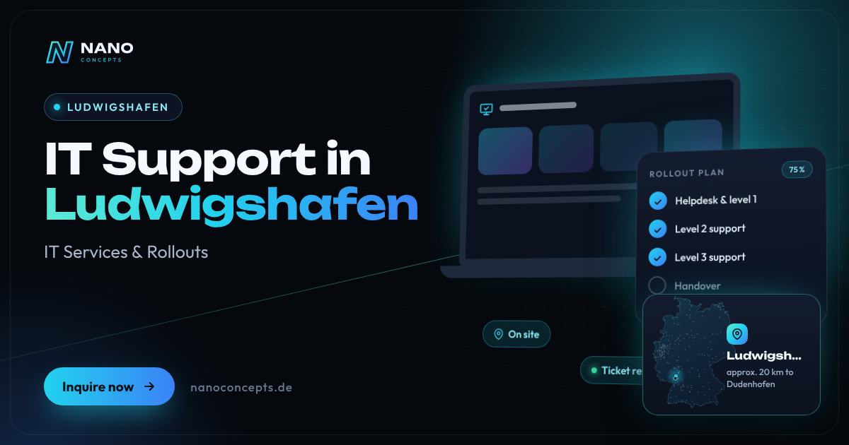 IT Support in Ludwigshafen am Rhein