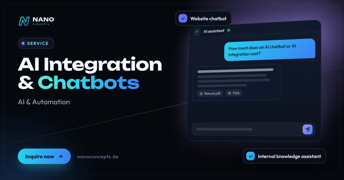 Featured image: AI Integration & Chatbots