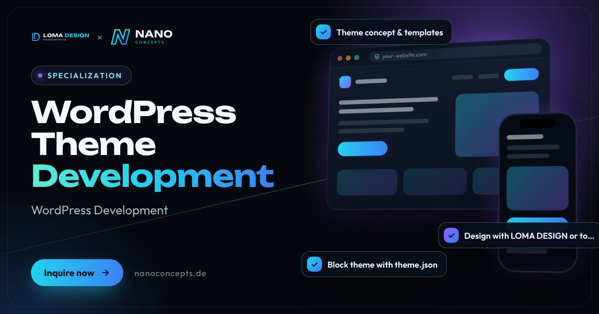Featured image: WordPress Theme Development