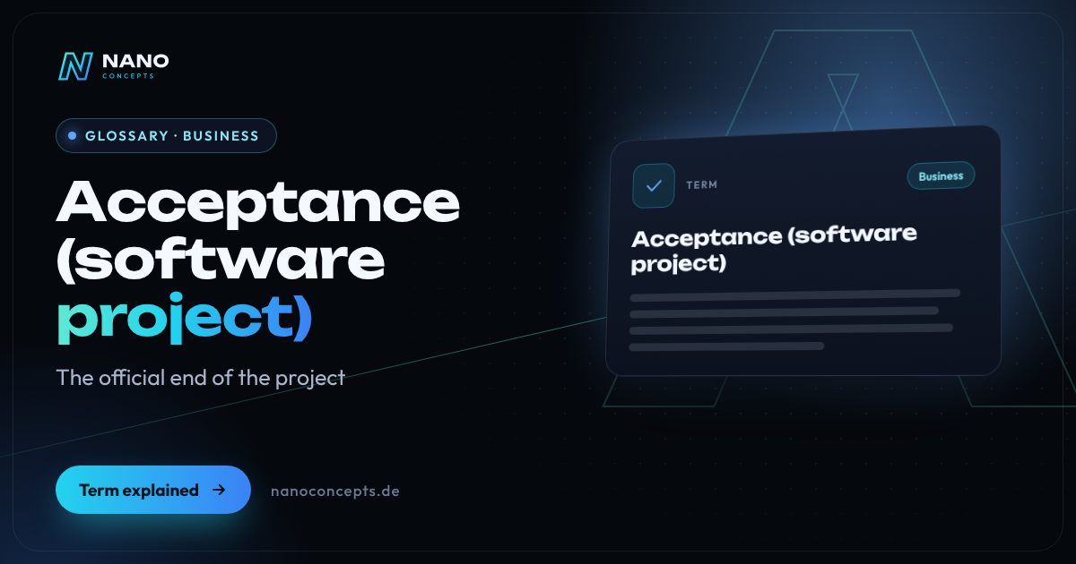 Featured image: Acceptance (software project)