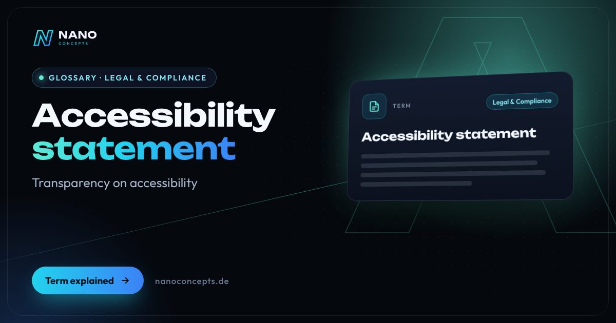 Featured image: Accessibility statement