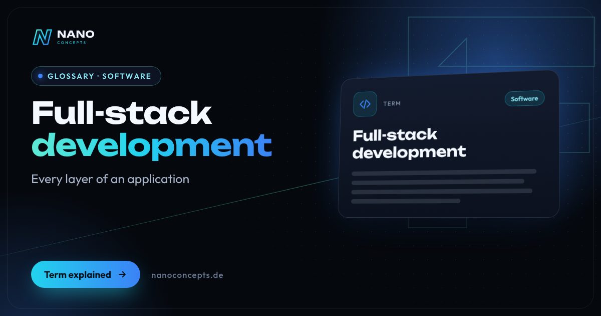 Featured image: Full-stack development