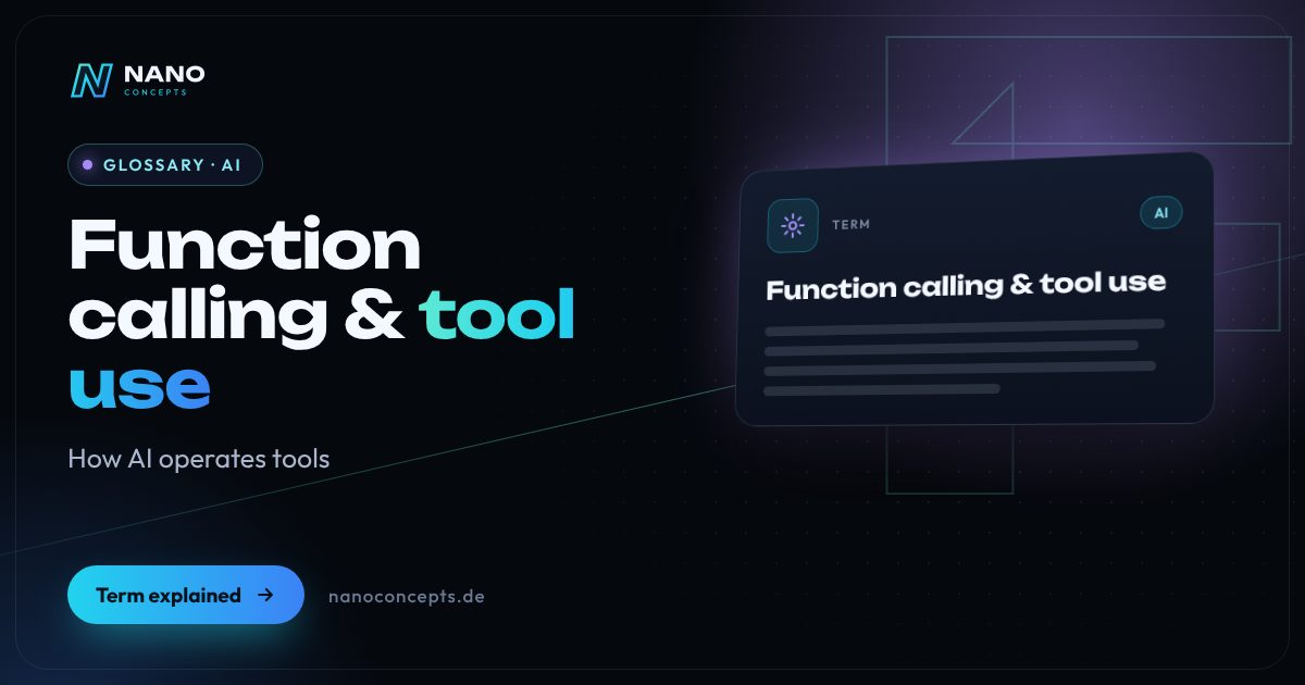 Featured image: Function calling & tool use