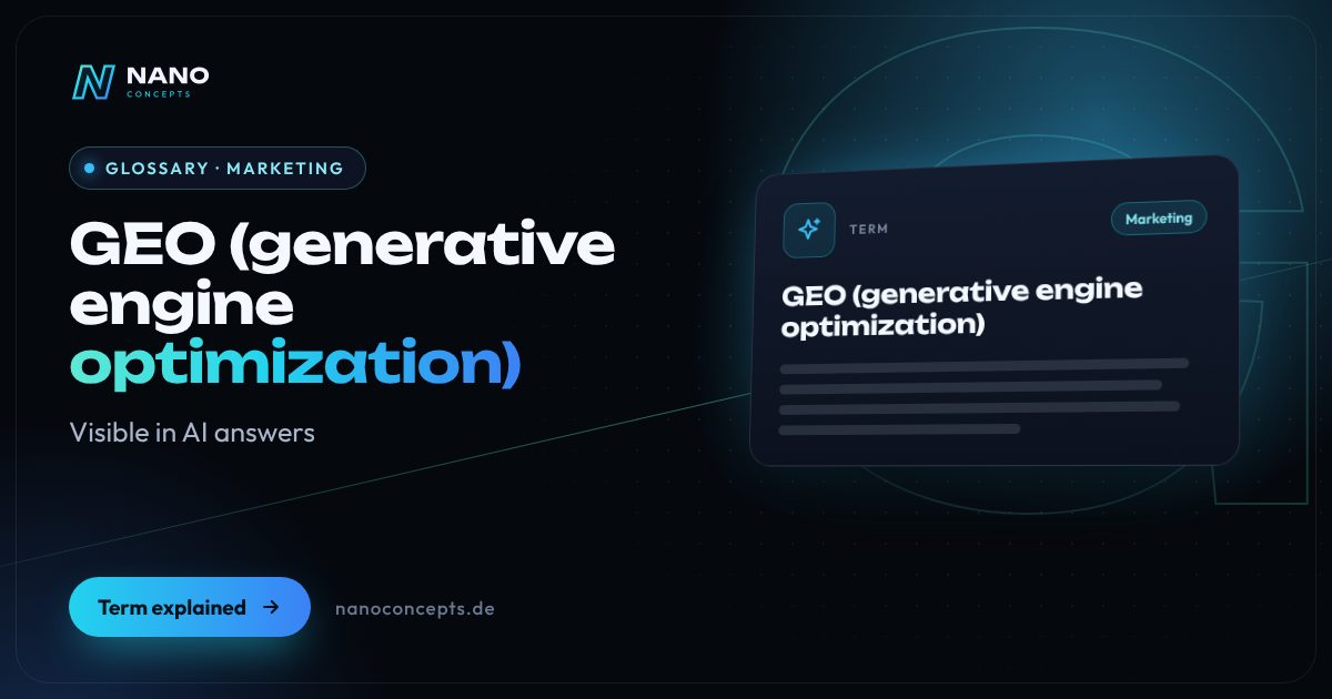 Featured image: GEO (generative engine optimization)