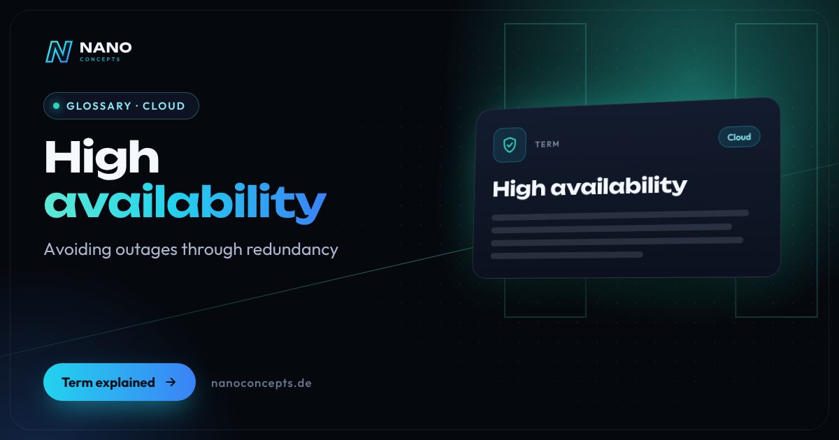 Featured image: High availability