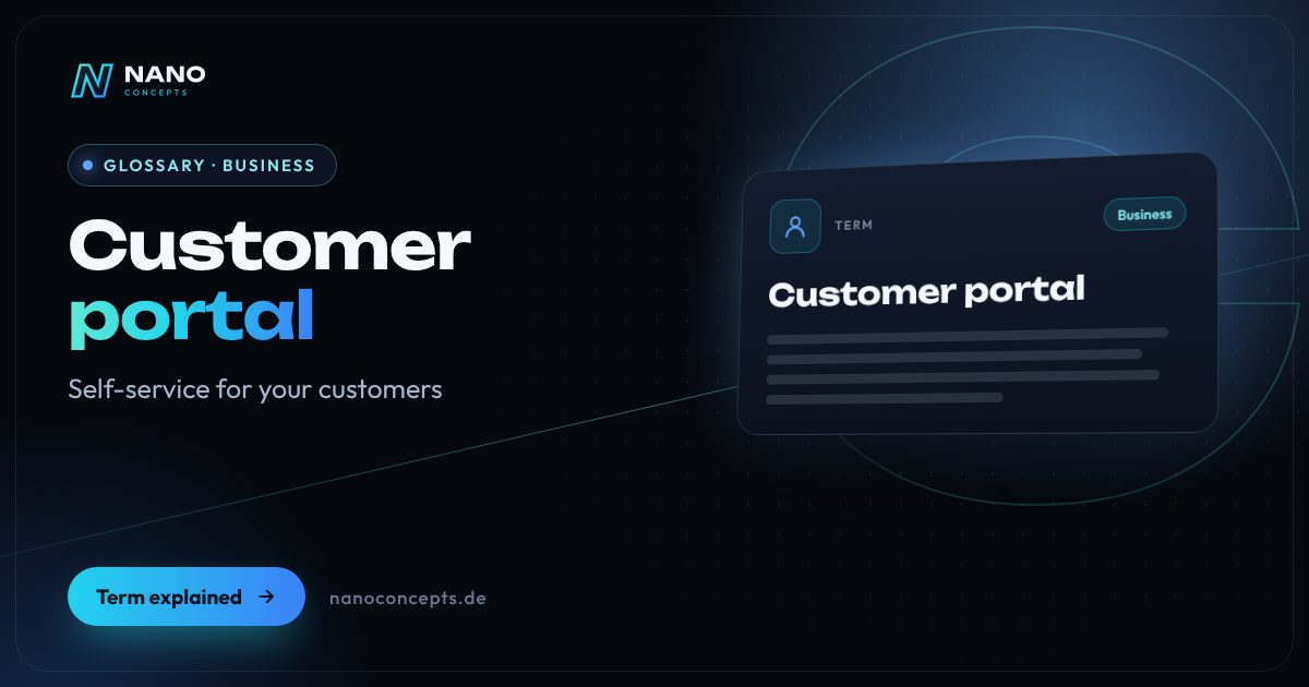Featured image: Customer portal