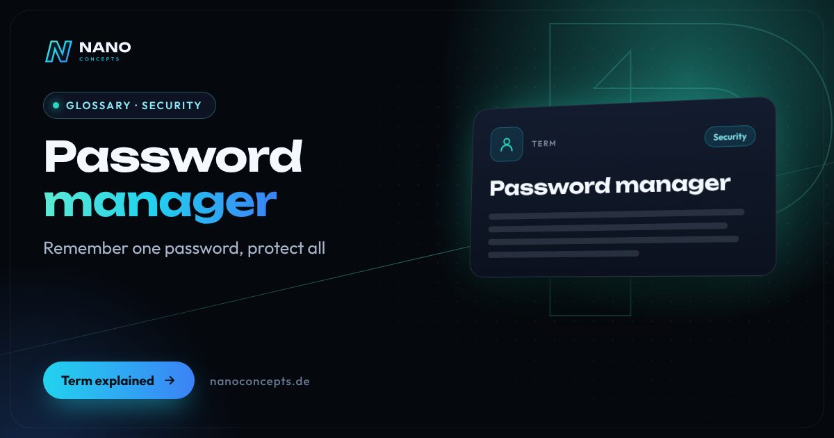 Featured image: Password manager