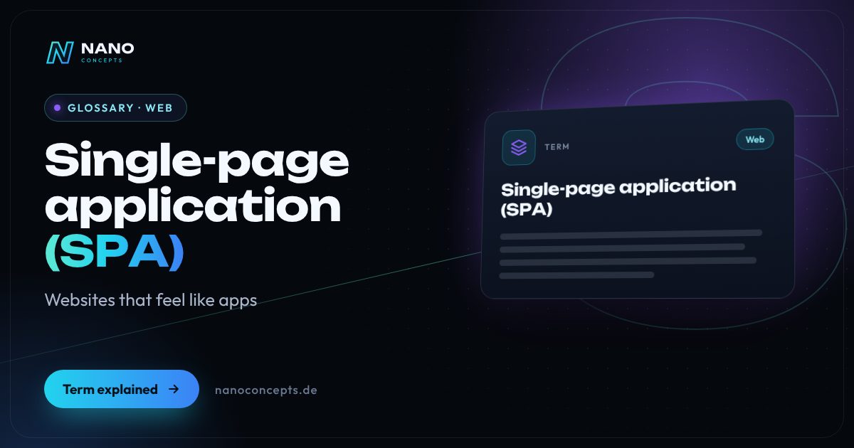 Featured image: Single-page application (SPA)