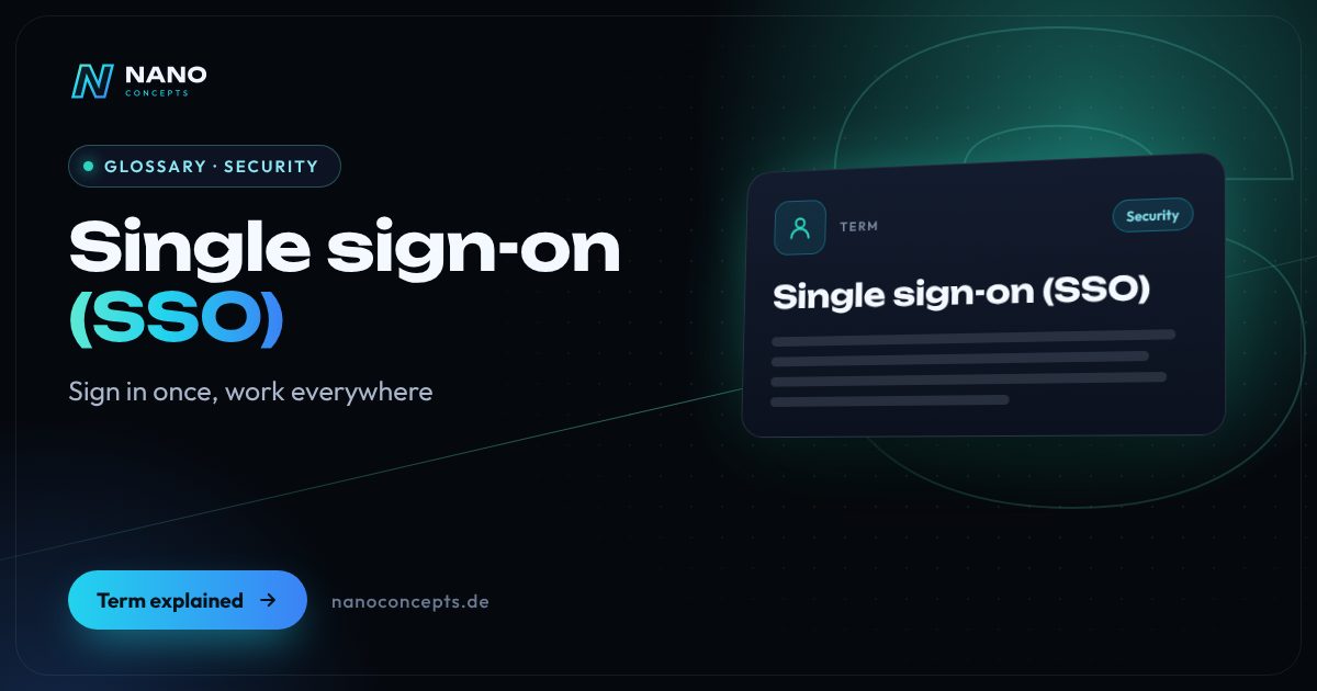 Featured image: Single sign-on (SSO)
