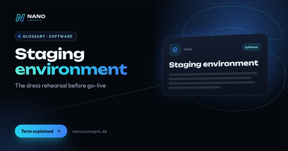 Featured image: Staging environment