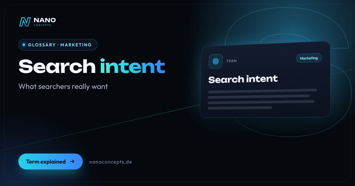 Featured image: Search intent