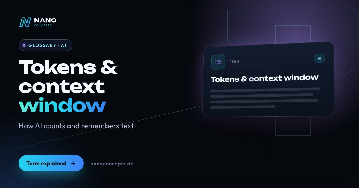 Featured image: Tokens & context window