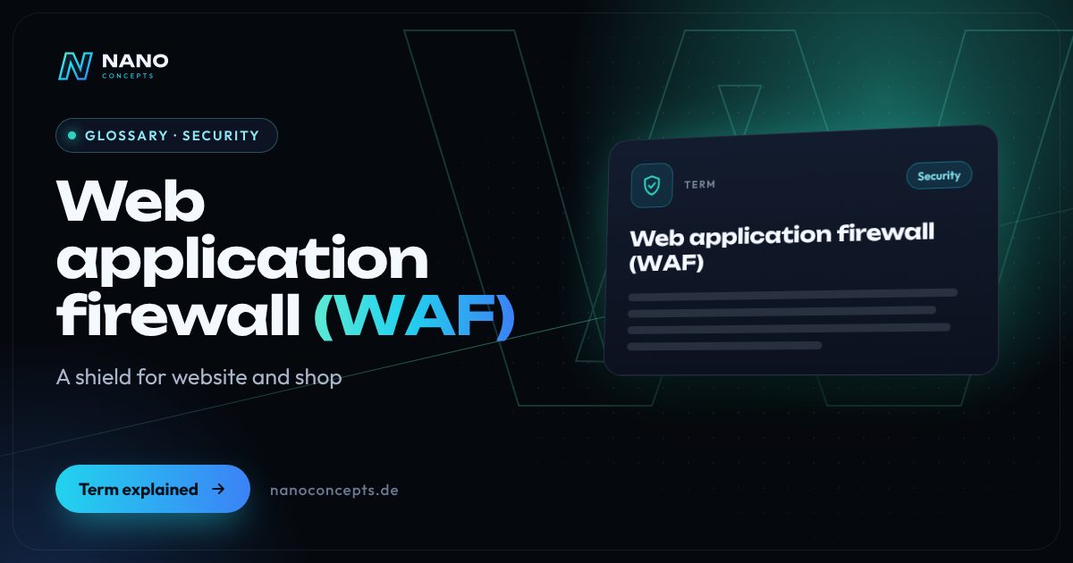 Featured image: Web application firewall (WAF)