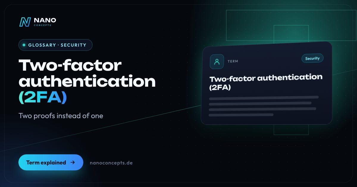 Featured image: Two-factor authentication (2FA)
