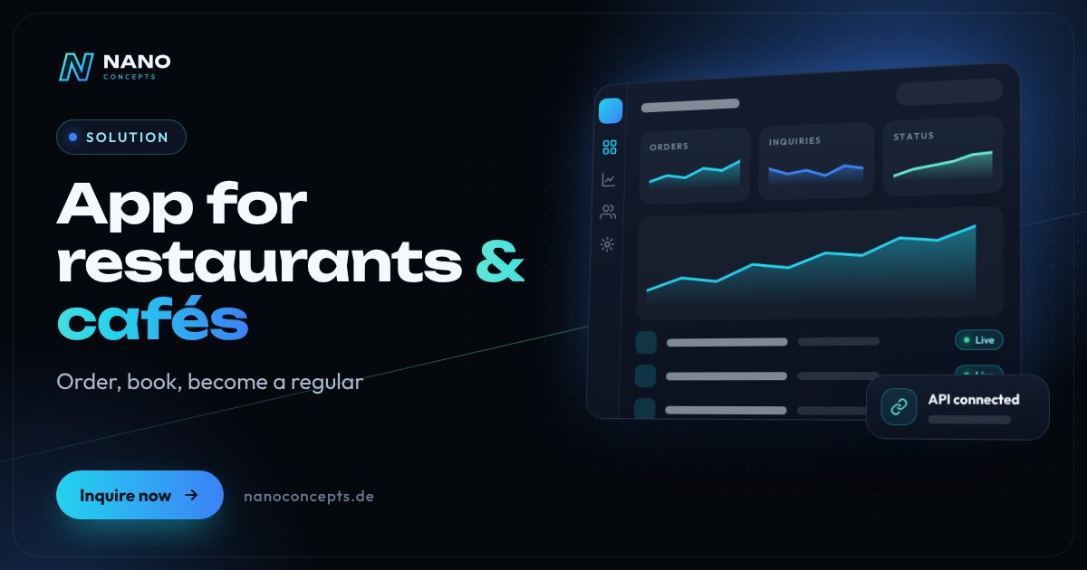 Featured image: App for restaurants and cafés