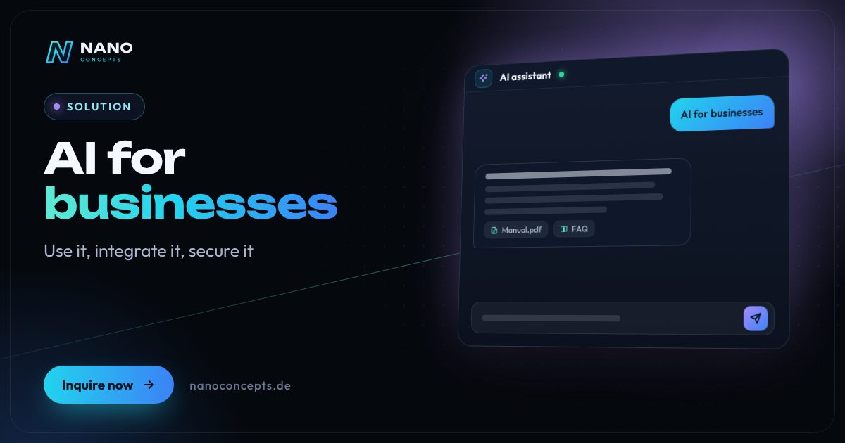Featured image: AI for businesses