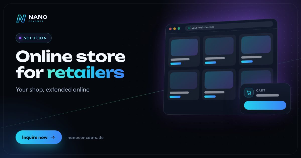 Featured image: Online store for retailers