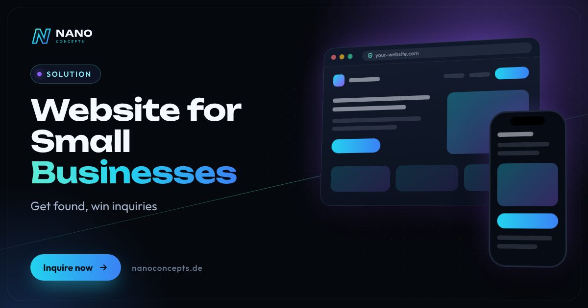 Featured image: Website for Small Businesses
