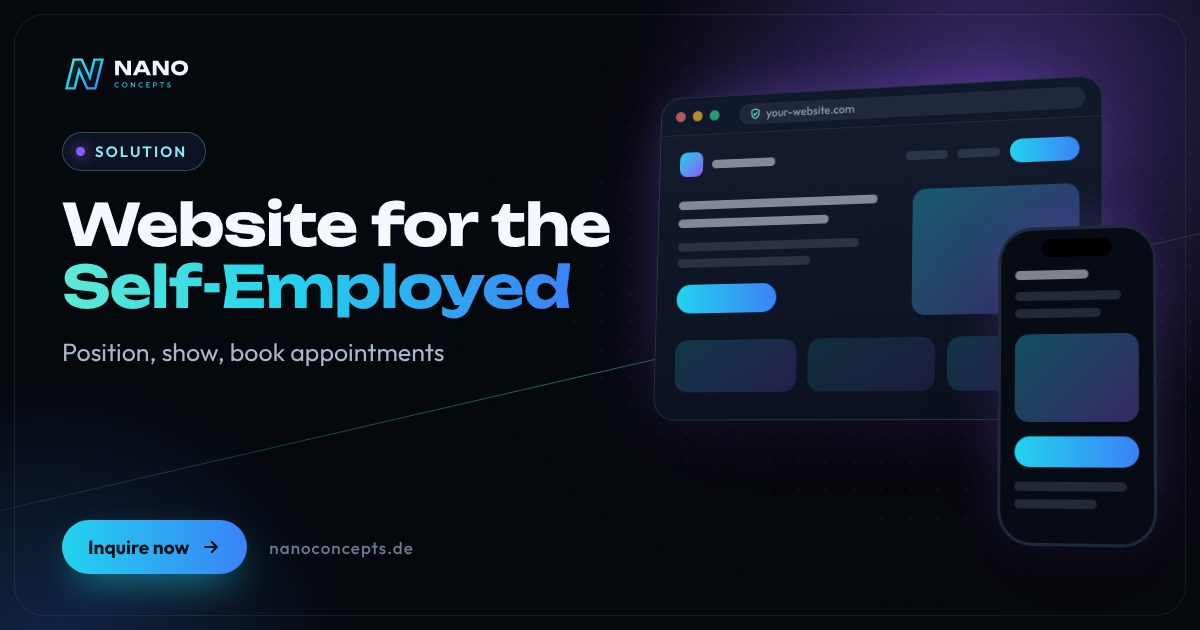 Featured image: Website for the Self-Employed