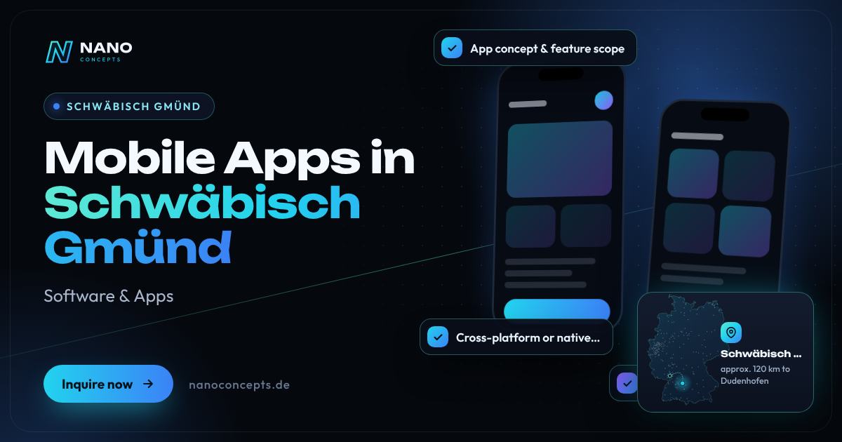 Mobile Apps in Schwäbisch Gmünd