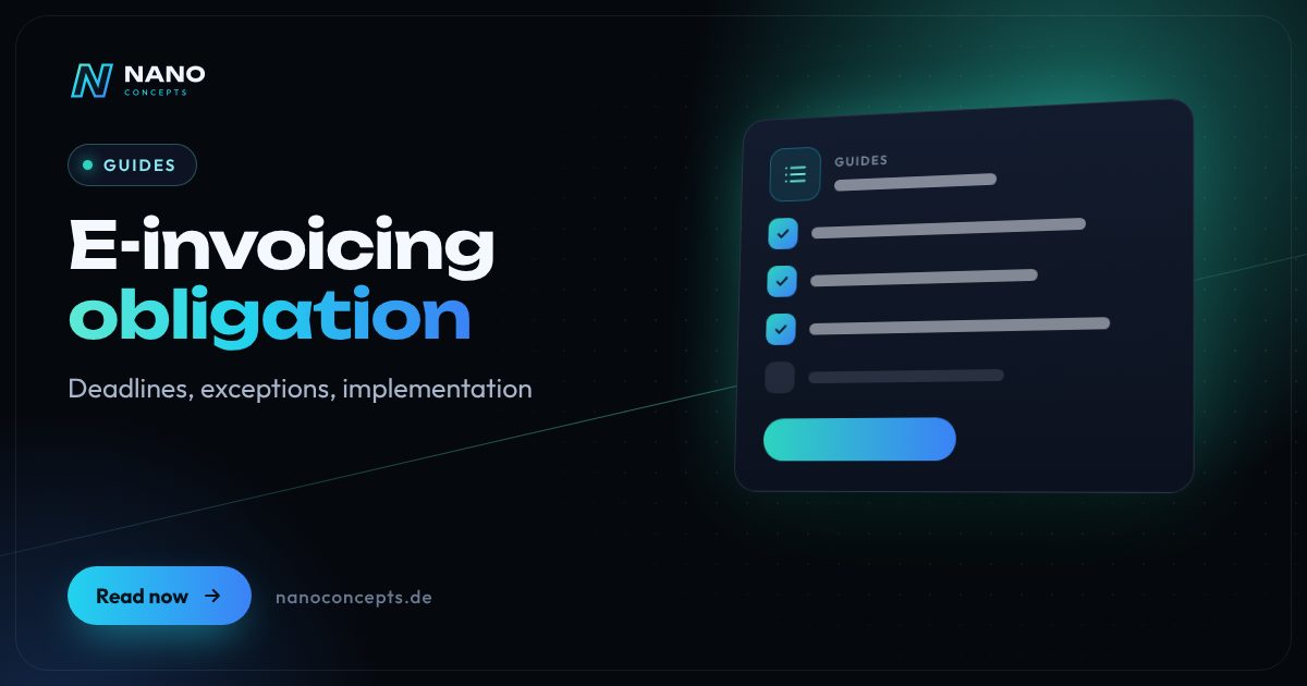 Featured image: E-invoicing obligation in Germany: when does it apply and to whom?