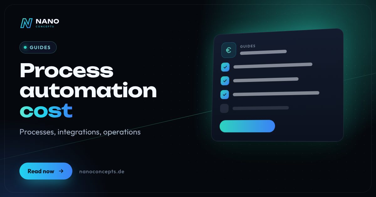 Featured image: How much does process automation cost – and what determines the price?