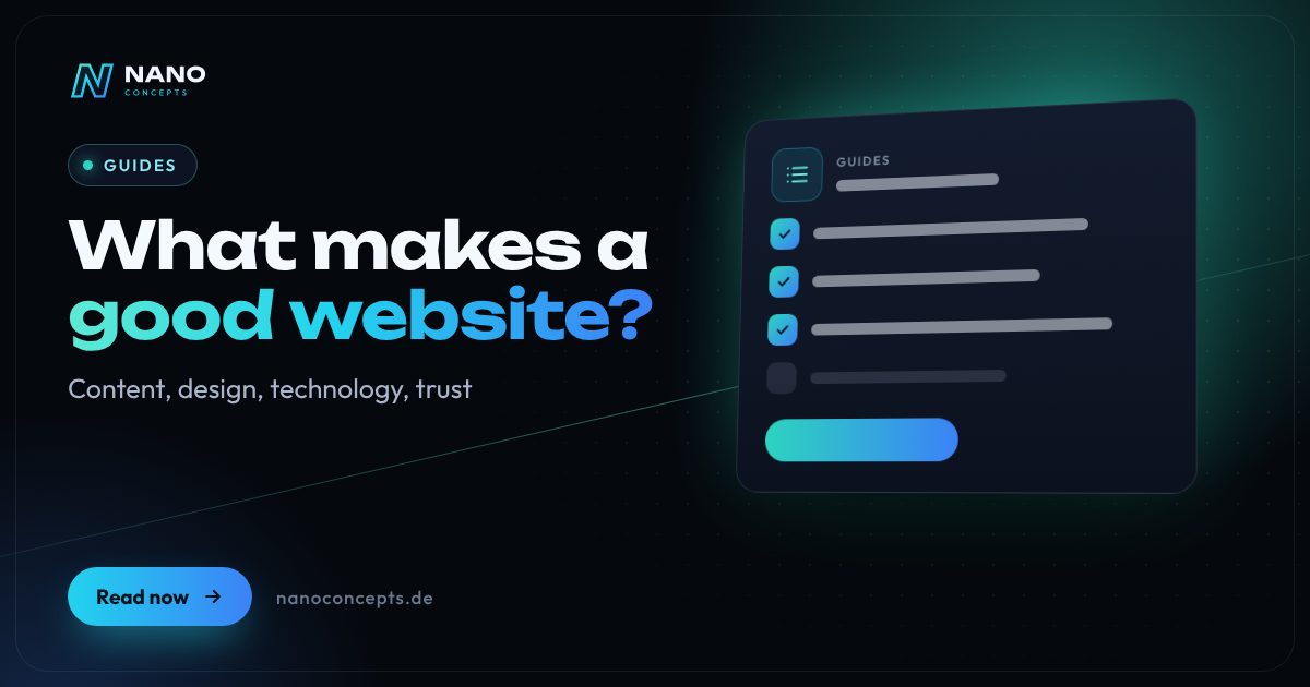 Featured image: What does a good website need to have?