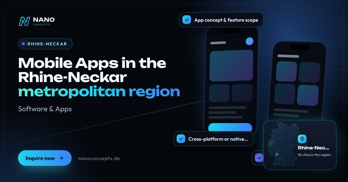 Mobile Apps in the Rhine-Neckar metropolitan region
