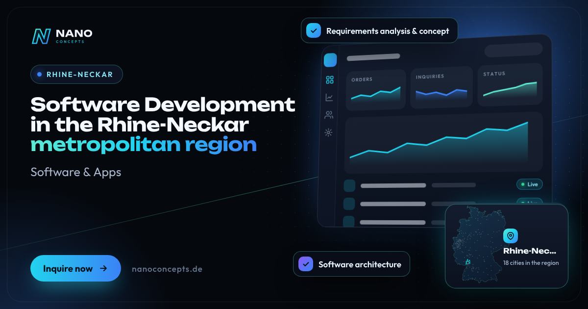 Software Development in the Rhine-Neckar metropolitan region
